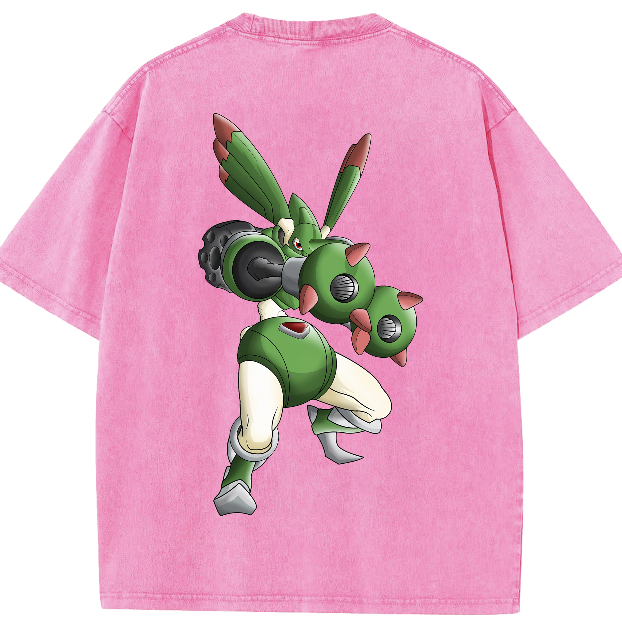 （画像用） Digimon デジタルモンスター/デジモン 綿100% ヴィンテージ風 半袖Tシャツ（背面プリント）